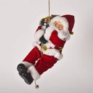 Mikulás - kötélen leereszkedő