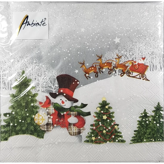Happy holidays papírszalvéta