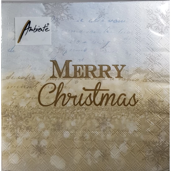Merry  Christmas - Papírszalvéta