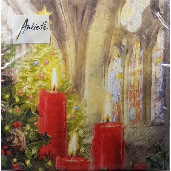 Candles in Church - Papírszalvéta