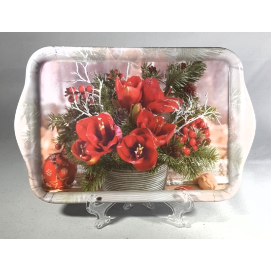 Amaryllis Bouquet - műanyag kistálca