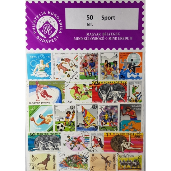 50 Sport bélyeg