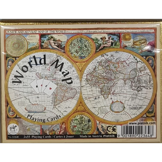 World Map - Luxus művész römi